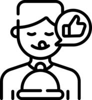 A man with a hat and a cup of coffee vector