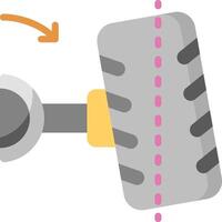 A brush with a pink line on it vector