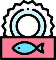 Fish illustration design vector