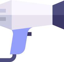 A blow dryer on a white background vector