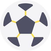 A soccer ball with yellow lines on it vector