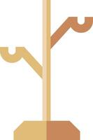 A tree with two branches on it vector