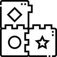 A black and white image of a puzzle piece vector