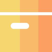 A yellow, orange and white striped background vector