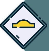 A yellow hat on a white background vector