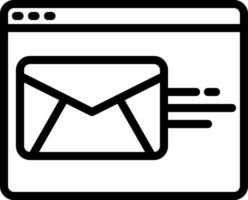 Email icon with envelope vector