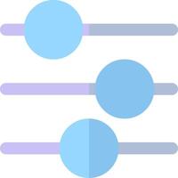 A diagram of three blue circles vector
