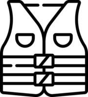 Life vest icon vector