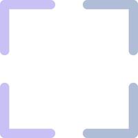 A square frame with purple and blue lines vector
