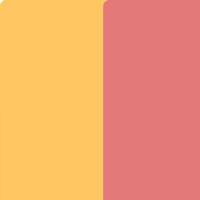 A pink and yellow color palette vector