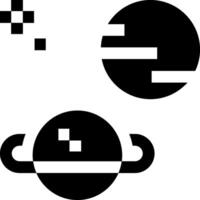 Space station icon set vector