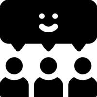 A group of people with a smiley face vector
