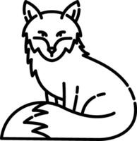 Fox coloring pages free printable coloring pages vector
