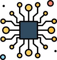 A circuit board with many dots on it vector