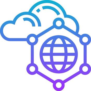 Cloud computing and the internet vector