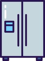 Refrigerator icon illustration vector
