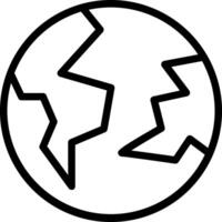 Earth globe icon vector