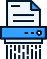A file scanner icon on a white background vector
