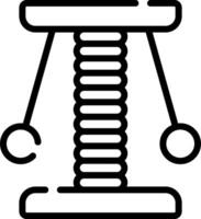 A spool of thread on a white background vector