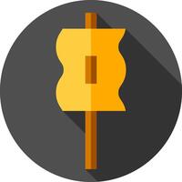 A yellow sign with a dollar sign on it vector