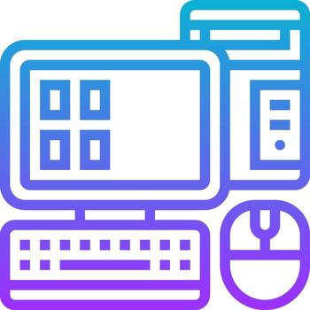 Computer, mouse, keyboard, monitor, monitor, mouse, keyboard, monitor, mouse, monitor vector