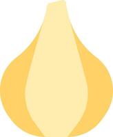 A yellow onion on a white background vector