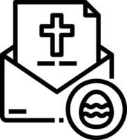 Easter egg icon vector