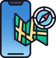 Mobile app icon vector
