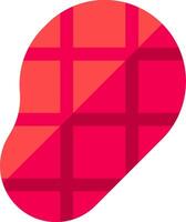 A red and white checkered pattern on a white background vector