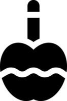 A black and white icon of a wave vector