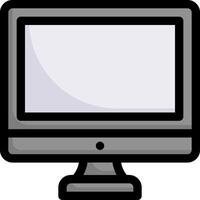 Computer monitor clip art vector