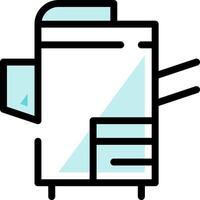 A printer icon with a white background vector