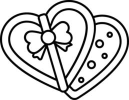 Valentine's day coloring pages vector