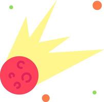 An illustration of a red and yellow ball with a question mark vector