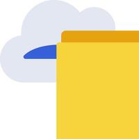 File folder icon vector
