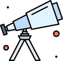 A telescope icon on a white background vector
