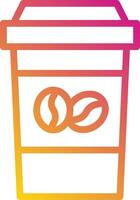 Coffee cup icon illustration vector