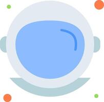 An astronaut helmet icon with polka dots vector