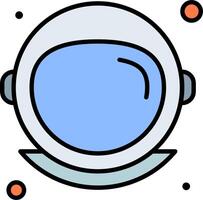 An astronaut helmet icon on a white background vector