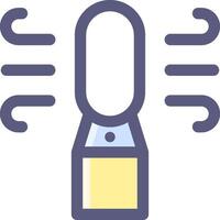 A bottle with a yellow lid and a yellow handle vector