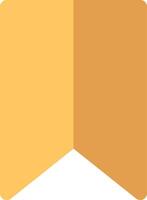 A yellow and white square with a white arrow vector