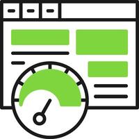 Page speed Icon Design Symbol vector