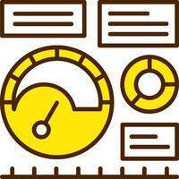 KPI Icon Design Symbol vector