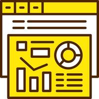 Metrics Icon Design Symbol vector
