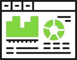 Mobile app analytics Icon Design Symbol vector
