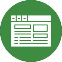 Blog Icon Design Symbol vector