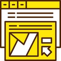 Conversion rate optimization Icon Design Symbol vector