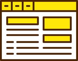Blog Icon Design Symbol vector