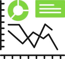 Line chart Icon Design Symbol vector