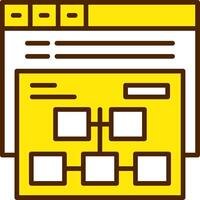 Sitemap Icon Design Symbol vector